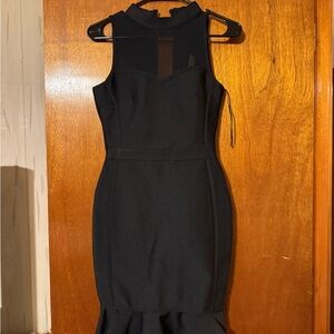 Fashion Nova Black Midi Dress